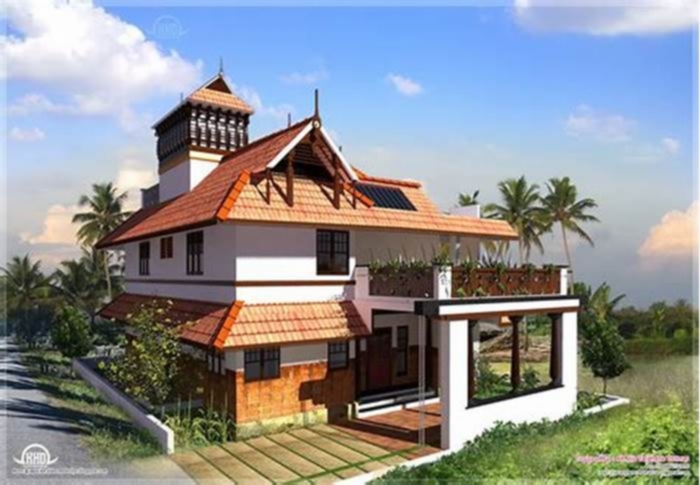 Kerala Traditional Home In Square Feet House Design Plans